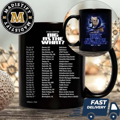 Drake x J Cole It’s All A Blur Tour Big As The What 2024 Tour Schedule Date List Classic Mug