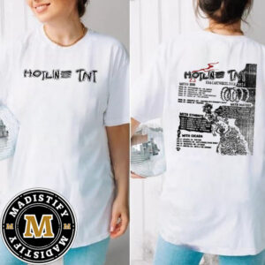 Hotline TNT USA Carwheel Tour 2024 Schedule Date List Begins In March Double Sided Unisex T-Shirt