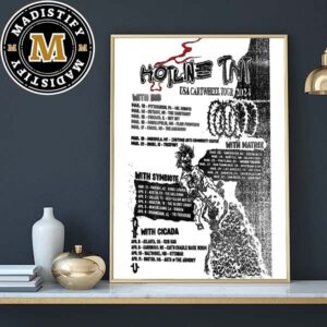 Hotline TNT USA Carwheel Tour 2024 Schedule Date List Begins In March Home Decor Poster Canvas