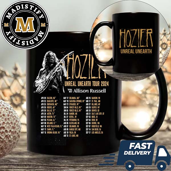 Hozier Unreal Unnearth Tour 2024 Schedule Date List Classic Mug Madistify