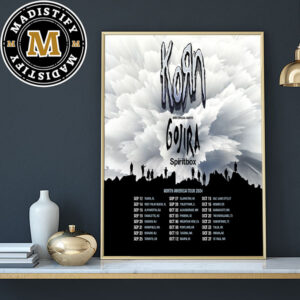 Korn North America Tour 2024 Schedule Date List Home Decor Poster Canvas