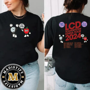 LCD Soundsystem Spring Kinda Tour 2024 Of North America Date List Double Sided Classic T-Shirt