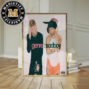 MGK x Trippie Redd Genre Sadboy EP Mini Album Release March 29th 2024 Home Decor Poster Canvas