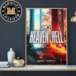 The Final Sum 41 Album Cover Heaven x Hell Out Friday March 29th 2024 Home Decor Poster Canvas