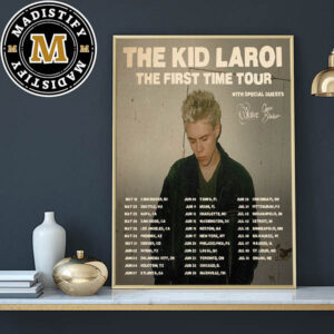 The Kid Laroi The First Time Tour 2024 Schedule Date List Home Decor Poster Canvas