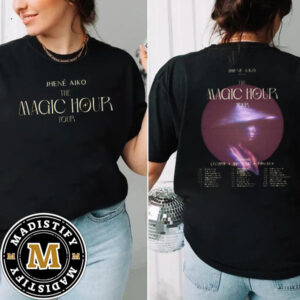 The Magic Hour Tour Jhene Aiko 2024 Tour Schedule Date List Begins On June 19th Double Sided Classic T-Shirt
