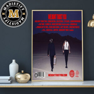 We Don’t Trust You Future x Metro Boomin Album Official Tracklist Home Decor Poster Canvas