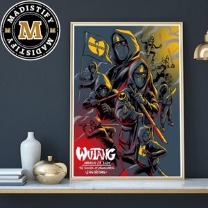 Wu Tang Clan Night 2 Las Vegas NV The Theater At Virgin Hotels March 23rd 2024 Home Decor Poster Canvas