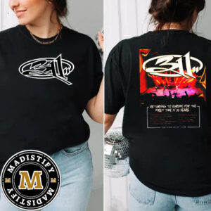 311 Europe 2024 Tour Date List Returning To Europe For The First Time In 20 Years Two Sided Classic T-Shirt
