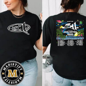 311 The Unity Tour 2024 Schedule Date List Double Sided Classic T-Shirt