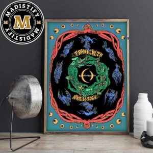 A Perfect Circle Franklin TN At FirstBank Amphitheater On April 10th 2024 Home Decor Poster Canvas