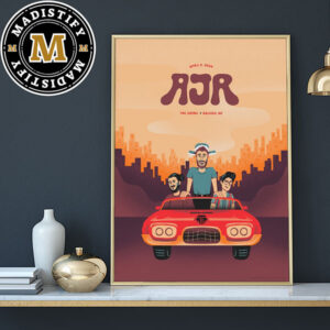 AJR Raleigh NC At PNC Arena April 9th 2024 Home Decoration Poster Canvas