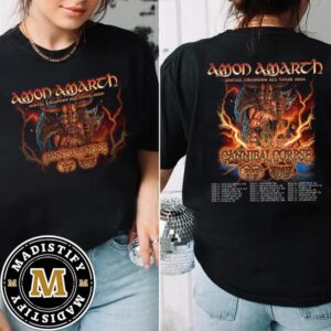 Amon Amarth Metal Crushes All Tour 2024 Date List Begins April 21st Two Sided Essentials T-Shirt