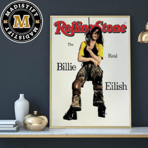 Billie Eilish Rolling Stone Magazine Cover The Real Billie Eilish Home Decor Poster Canvas