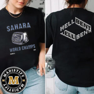 Coachella Sahara World Champs 2024 Hell Bent Two Sided Essentials T-Shirt