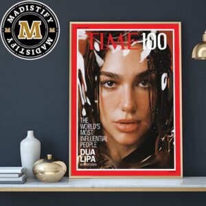 Dua Lipa 2024 Time 100 The World’s Most Influential People Magazine Cover Home Decor Poster Canvas