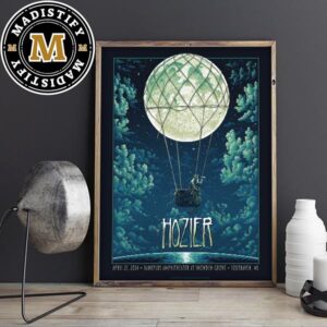 Hozier Southaven MS At Bankplus Amphitheater Snowden Grove On April 25th 2024 Home Decor Poster Canvas