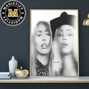 II Most Wanted Beyonce Ft Miley Cyrus Official Single Cover Artwork Home Decor Poster Canvas