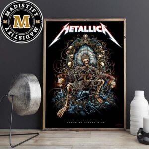 Metallica Visual Interpretation Crown of Barbed Wire 72 Seasons Album Home Decoration Poster Canvas