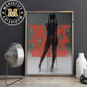 Partynextdoor Partynextdoor 4 Album Official Tracklist Home Decor Poster Canvas