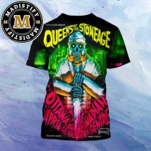 Queens Of The Stone Age Ottawa ON At Canadian Tire Center On April 12th 2024 All Over Print Shirt