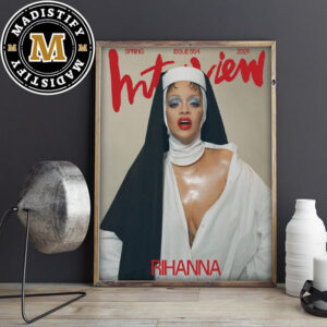 Rihanna Interview Magazine Cover Spring 2024 Issue 554 Home Decor Poster Canvas