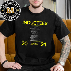 Rock N Roll Hall Of Fame 2024 Inductees Singers And Rock Bands List Unisex T-Shirt