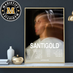 Santigold 2024 North American Tour Date List Begins May 4th Home Decor Poster Canvas