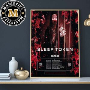 Sleep Token 2024 Europe Tour Date Schedule List Home Decor Poster Canvas
