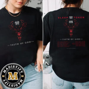 Sleep Token The Teeth Of God North America 2024 Tour Schedule List Date Double Sided Essentials T-Shirt