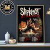 Slipknot Pioneertown CA At Pappy + Harriet’s Live April 25th 2024 Home Decoration Poster Canvas