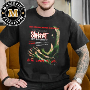 Slipknot Mexico 2024 First Ever Headline Show In Mexico City Classic T-Shirt
