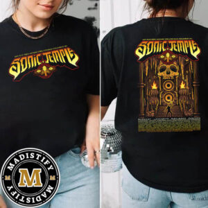 Sonic Temple 2024 Columbus OH At Historic Crew Stadium Official Lineup Chamber Litho Unisex T-Shirt