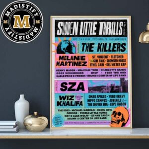 Sudden Little Thrills 2024 Pittsburgh PA At Hazelwood Green September 7th 8th Home Decor Poster Canvas