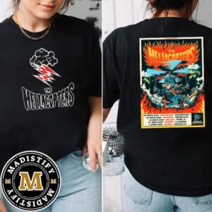 The Hellacopters Europe Tour 2024 Schedule Date List Two Sided Unisex T-Shirt