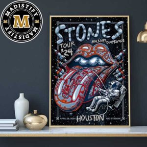 The Rolling Stones Houston TX At NRG Stadium On April 28th 2024 Home Decor Poster Canvas