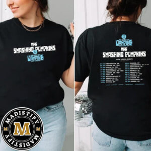 The Smashing Pumpkins The World Is A Vampire Summer Europe Tour 2024 Date List Two Sided Unisex T-Shirt