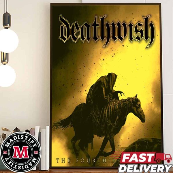 Album The Fourth Horseman By Deathwish Band Upcoming On June 7th 2024 Home Decoration Poster Canvas