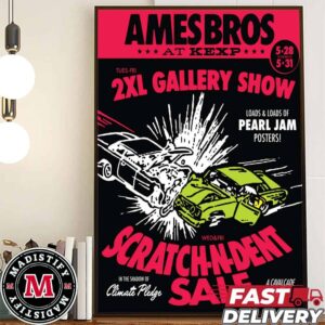 Ames Bros 2XL Gallery Show 2024 at KEXP Load And Loads Of Pearl Jam Poster Scratch-N-Dent Sale Home Decoration Poster Canvas