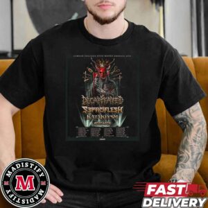Cancer Culture Over North America 2024 With Decapited And Septicfles Band And Kataklysm And Allegaeon Schedule List Classic T-Shirt