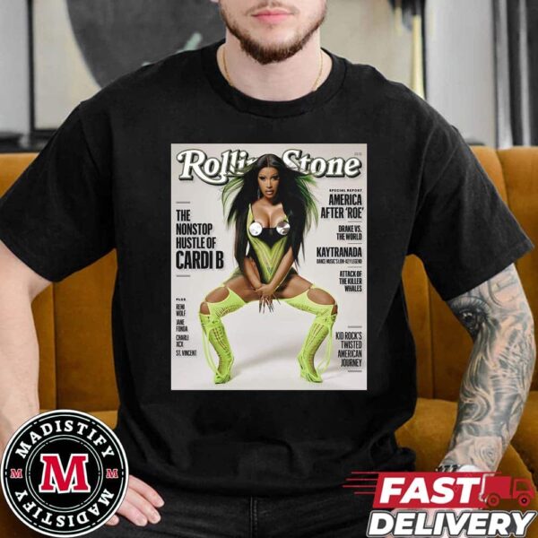 Cardi B Graces The Cover Of Rolling Stone Magazine Essentials T-Shirt