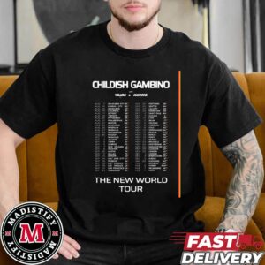 Childish Gambino The New World Tour 2024 And 2025 Schedule List Date With Willow And Ammarae Classic Essentials T-Shirt