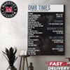 Dave Matthews Band Tour 2024 On May 5 Schedule List Home Decor Poster Canvas