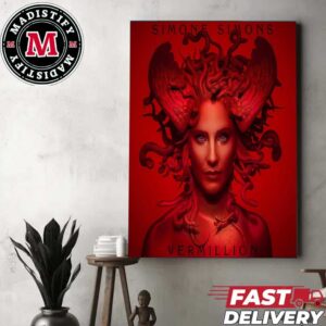 Epica Singer Simone Simons Will Release Her Debut Solo Album Vermillion On August 23th 2024 Home Decor Poster Canvas