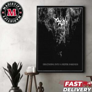 Full Album Descending Into a Deeper Darkness Of Naxen Releases May 3rd 2024 Home Decor Poster Canvas