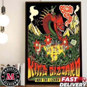 King Gizzard And The Lizard Wizard May 22 2024 Stadtpark Open Air Hamburg Germany Home Decor Poster Canvas