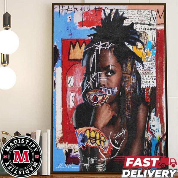 Lauryn Hill x Basquiat Wallpaper Home Decor Poster Canvas