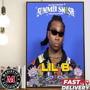 Lil B Show At The Summer Smash 2024 Home Decoration Poster Canvas