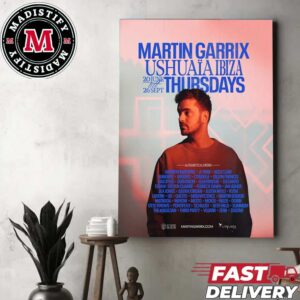 Martin Garrix Ushuaia Ibiza On June 20 And September 26 Thursdays Schedule List 2024 Home Decor Poster Canvas