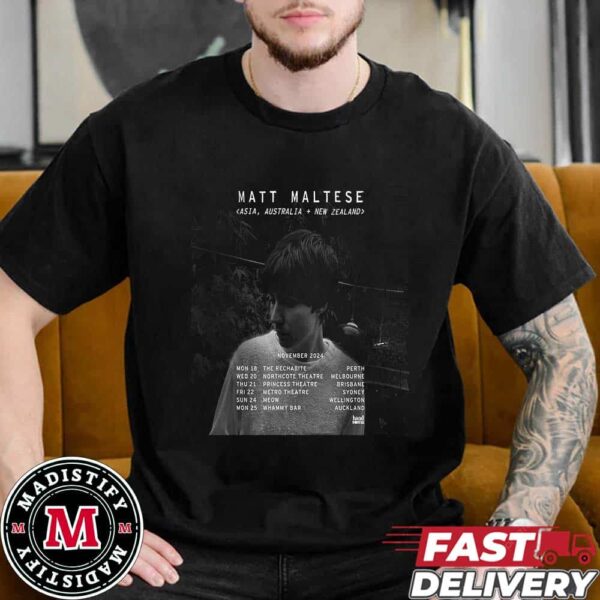 Matt Maltese Australia Tour 2024 Schedule List Date Essentials T-Shirt